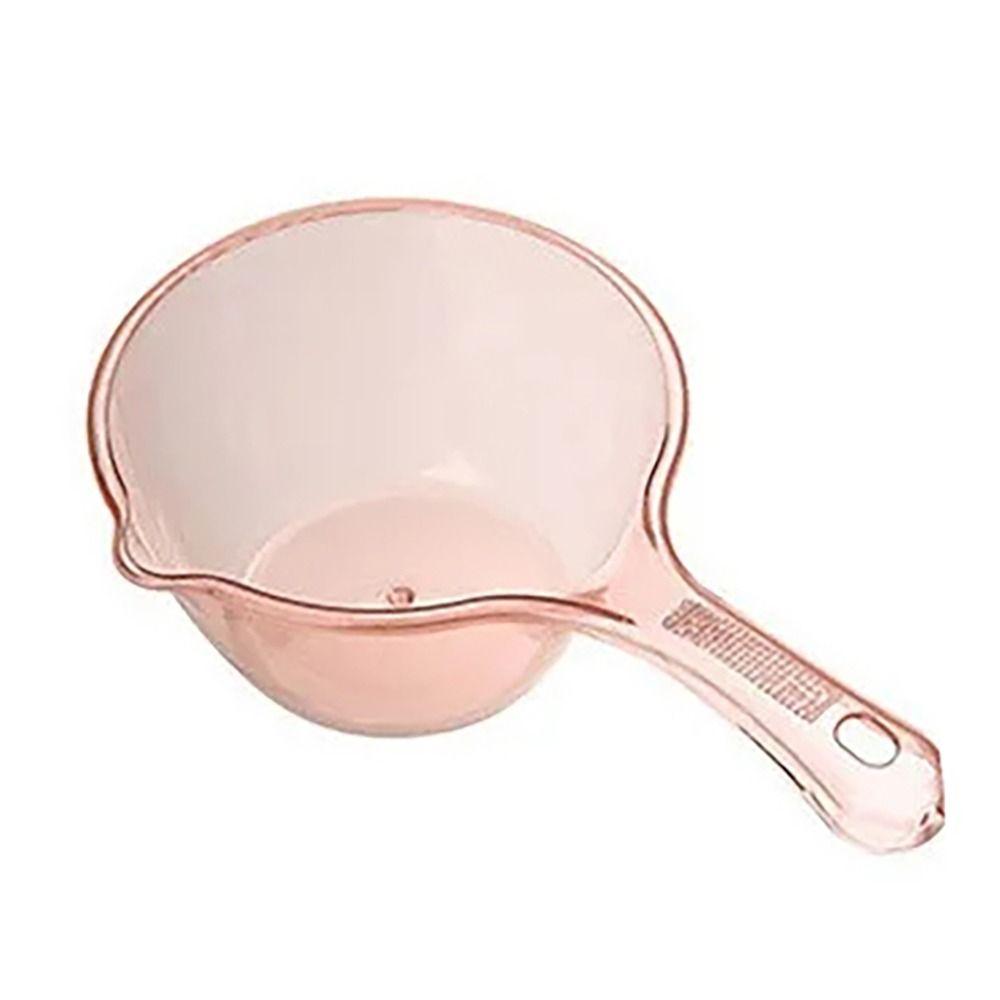 Совок для мытья головы, большой ковш для воды, прозрачная ложка для воды для ванны, домашний ковш для воды