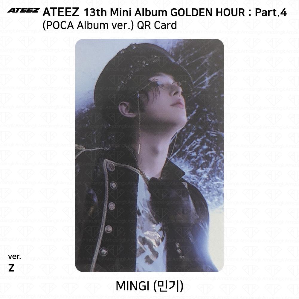 ATEEZ 13-й мини-альбом Golden Hour Часть 4 POCA Альбом версия. Фотокарта