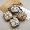 7X7См Дева Мария Иисус Молитва Четки Сумка Религиозные Ювелирные Изделия Коробка для Хранения Articulos Religioso