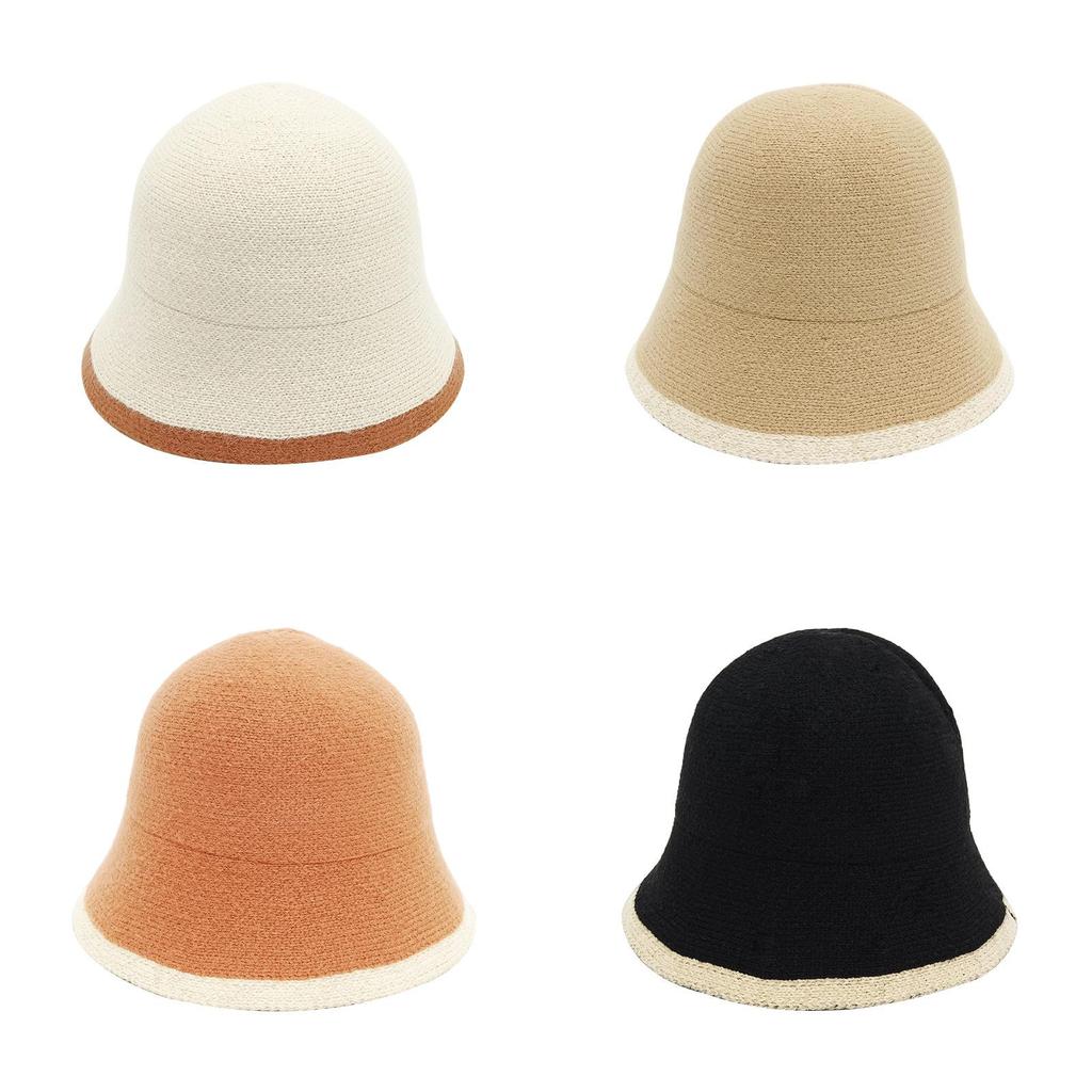 Fashionable Bucket Hat For Winter With Plush Acrylic For Sun Protection For Unisex Wear