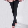 1 Pair Compression Stockings Solid Color Breathable Spandex Thigh High Running Socks for  Men Women
