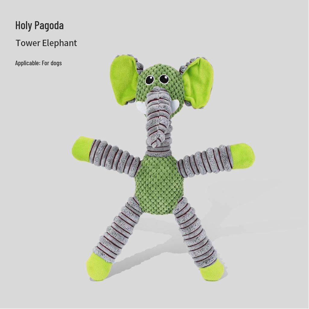 Plush Pizza Dog Toy: Bite-Resistant, Self-Play Molar Reliever for Small & Medium Dogs