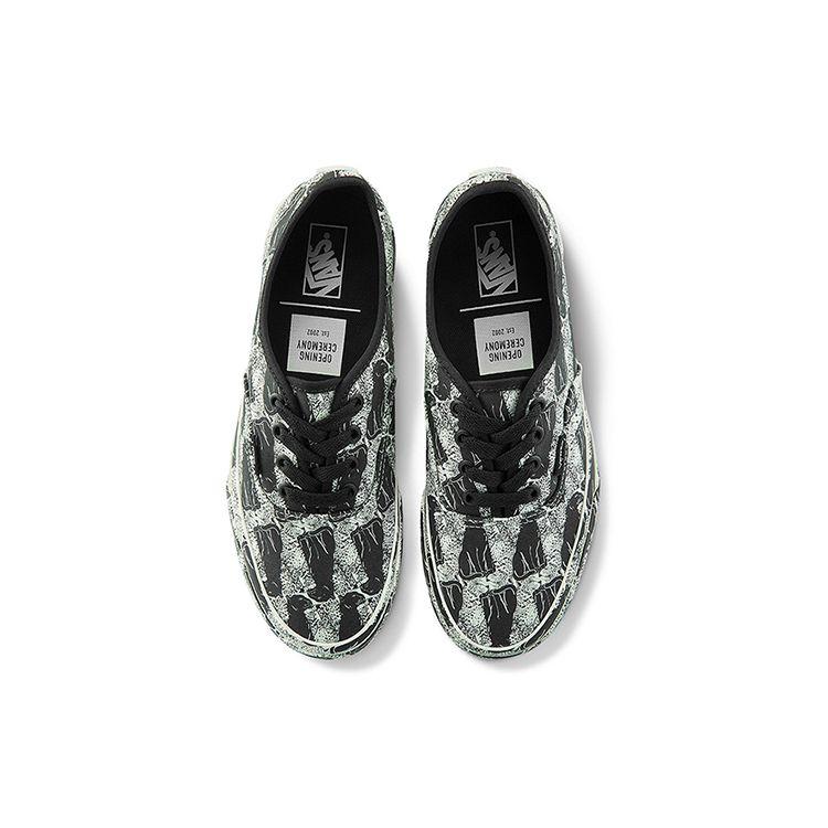 Кеды унисекс Opening Ceremony x Vans Authentic Леопардовая клетка Черно-белые VN0A348A43M