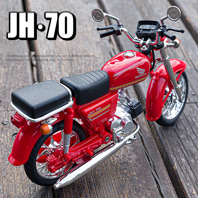 1/10 JiaLing JH-70 Сплав Классический Гоночный Мотоцикл Литые Моделирование Металл Уличный Спортивный Мотоцикл Модель Детские Игрушки Подарок