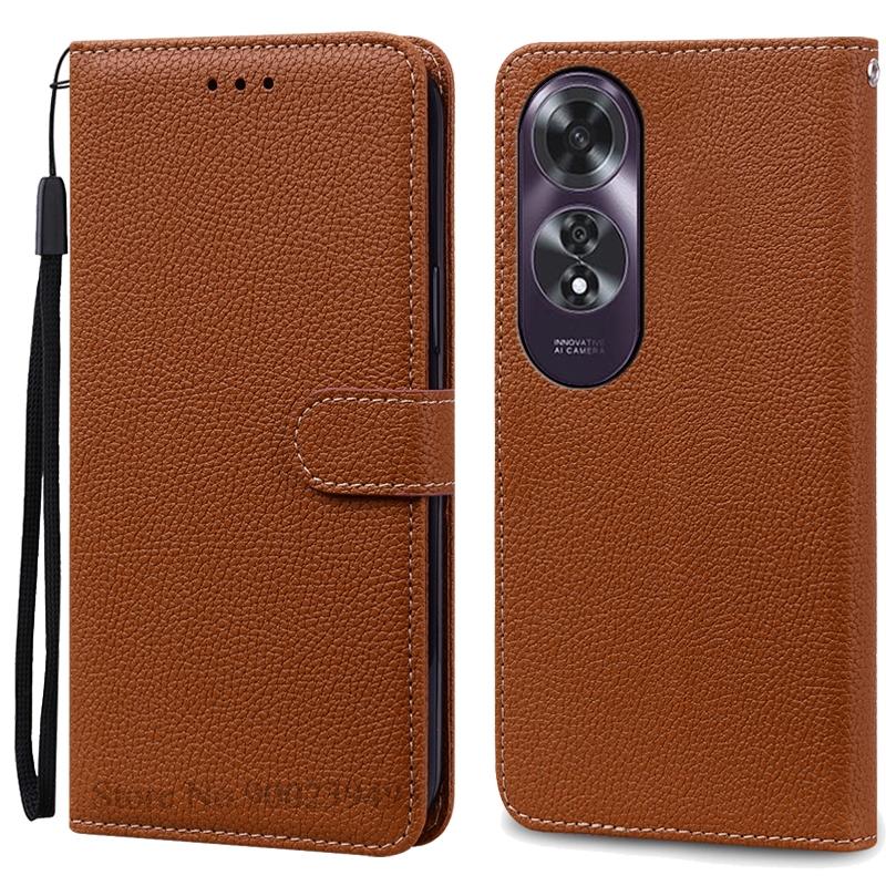For OPPO A60 4G Case Wallet Flip Leather Case For OPPO A60 Cover Book Fundas For Oppo A60 Mobile Case Coque Shell