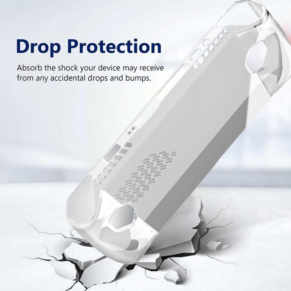 Для Asus ROG Ally Мягкий Прозрачный защитный чехол из ТПУ, водонепроницаемый чехол с полной защитой, аксессуары для портативной игровой консоли