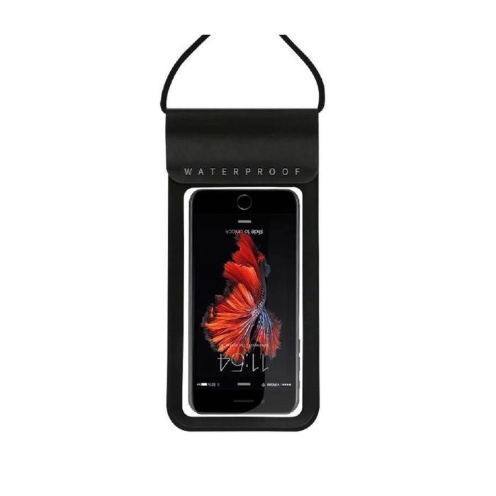 Housse submersible étanche - HAWEEL - Sharp Simple Smartphone 6 (2022) - Plage/piscine/plongée - Noir