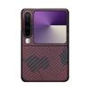 Применимо к чехлу для мобильного телефона Huawei PuraX из кевлара, центральная ось X, модная кожа с углеродным волокном, противоударный защитный чехол, бизнес