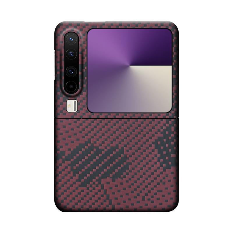 Применимо к чехлу для мобильного телефона Huawei PuraX из кевлара, центральная ось X, модная кожа с углеродным волокном, противоударный защитный чехол, бизнес
