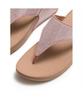 Женские шлепанцы Fitflop Lulu Shimmerglise с ремешком между пальцами - Desert Blush (Ft64K2T177)