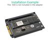 M.2 NVME Key M SSD в SFF-8639 U.2 Адаптер Riser Converter с поддержкой кронштейна рамы 2230 2242 2260 2280 M.2 SSD для ПК
