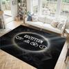 Led Zeppelin Design Crystal Velvet Carpet Cozy Non?Slip Printed Rug For Bedroom Living Room Entrance