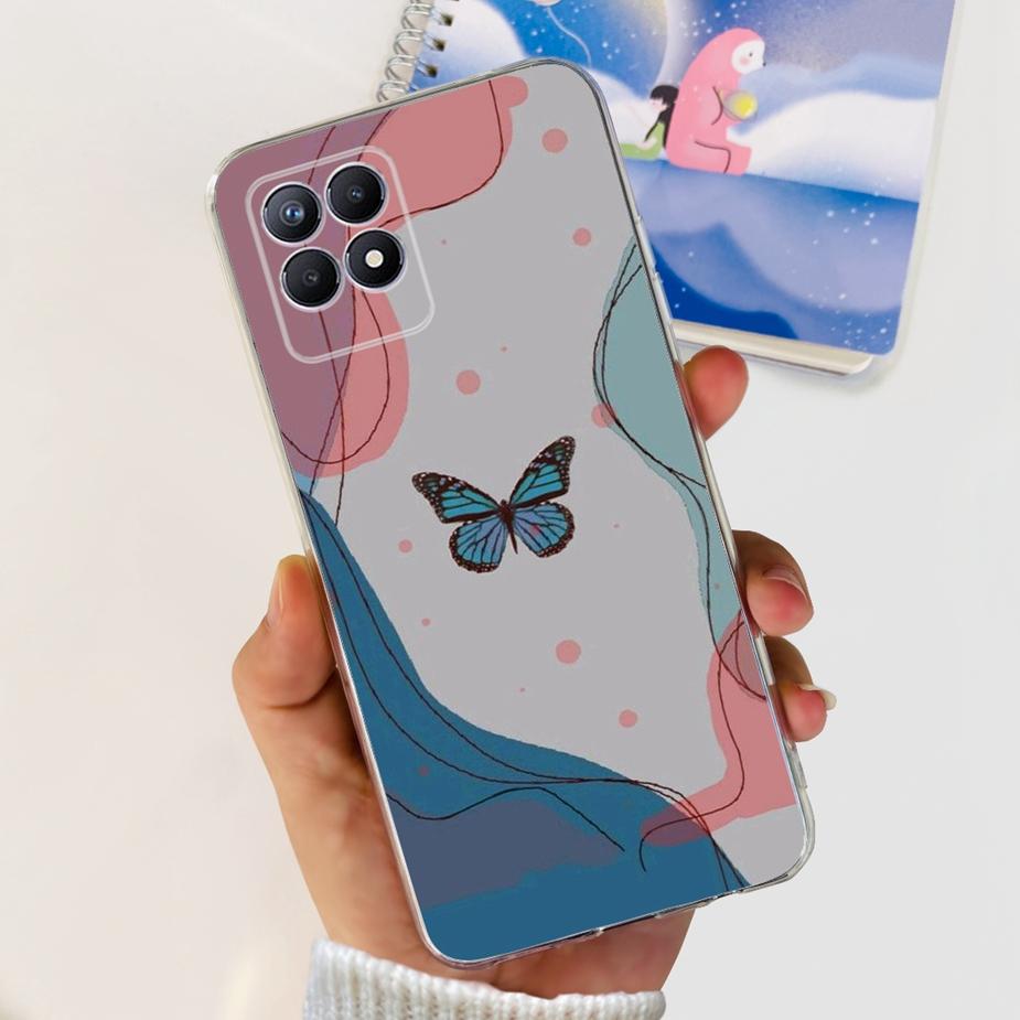 Чехол для Realme 8i Чехол для Realme 8 Pro Милый Мультяшный Чехол Прозрачный Силиконовый Мягкий Чехол для Телефона Для Realme8 Pro Realme 8 5G 8i Задняя Крышка Сумки