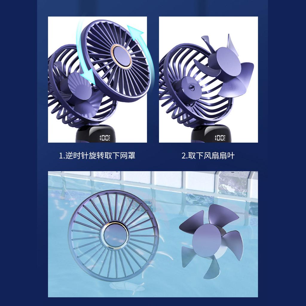 Handheld Fan Windmill USB Charging Small Fan Student Desktop Handheld Fan Summer For Travel Outdoor