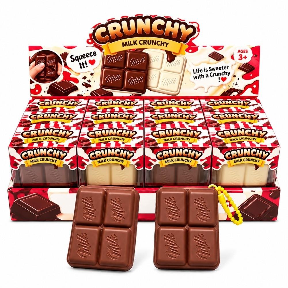 Simulated Food Simulation Food Toy PU Fidget Toy New Chocolate Squeeze Toy  Gift