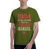 1984 George Orwell should not be an instruction Unisexual T Shirt Hippie TShirts ShortSleeve Tops Cotton Plus Size Top Tees