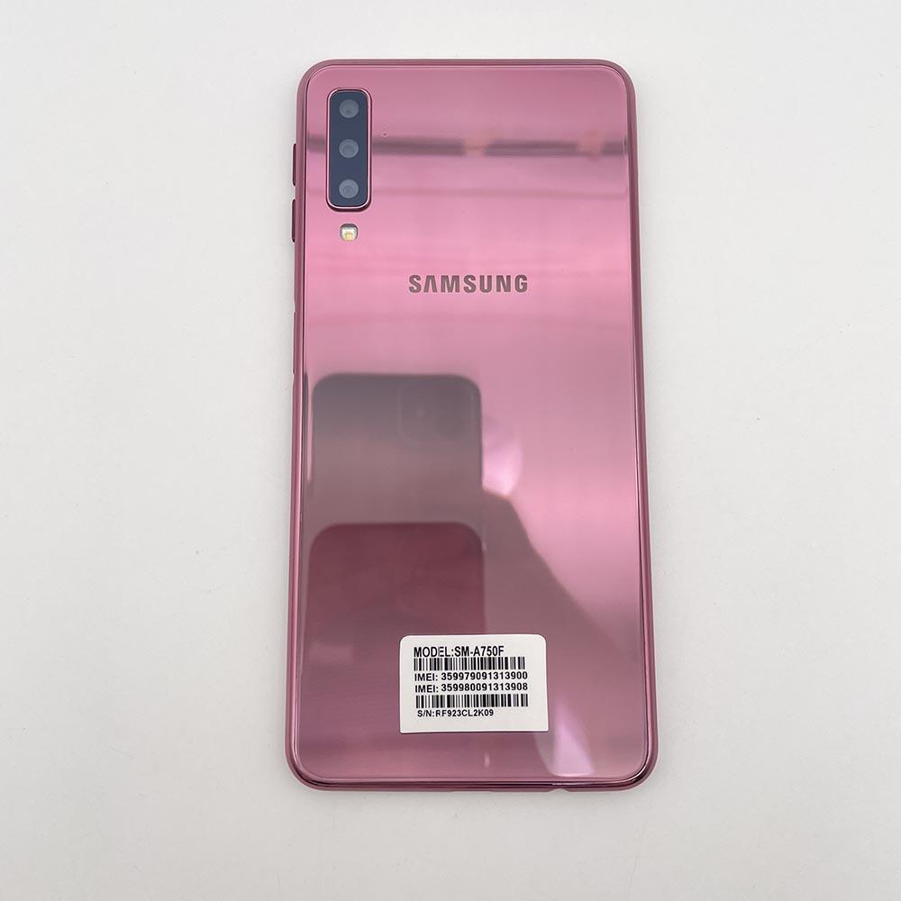 Восстановленный Samsung Galaxy A7 (2018) A750F Две SIM-карты Android 4 ГБ ОЗУ 128 ГБ ПЗУ С одной SIM-картой/Двумя SIM-картами