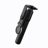 Telescopic Selfie Stick & Tripod with LED Ring Light and Phone Holder - Black, Model WH1YXS