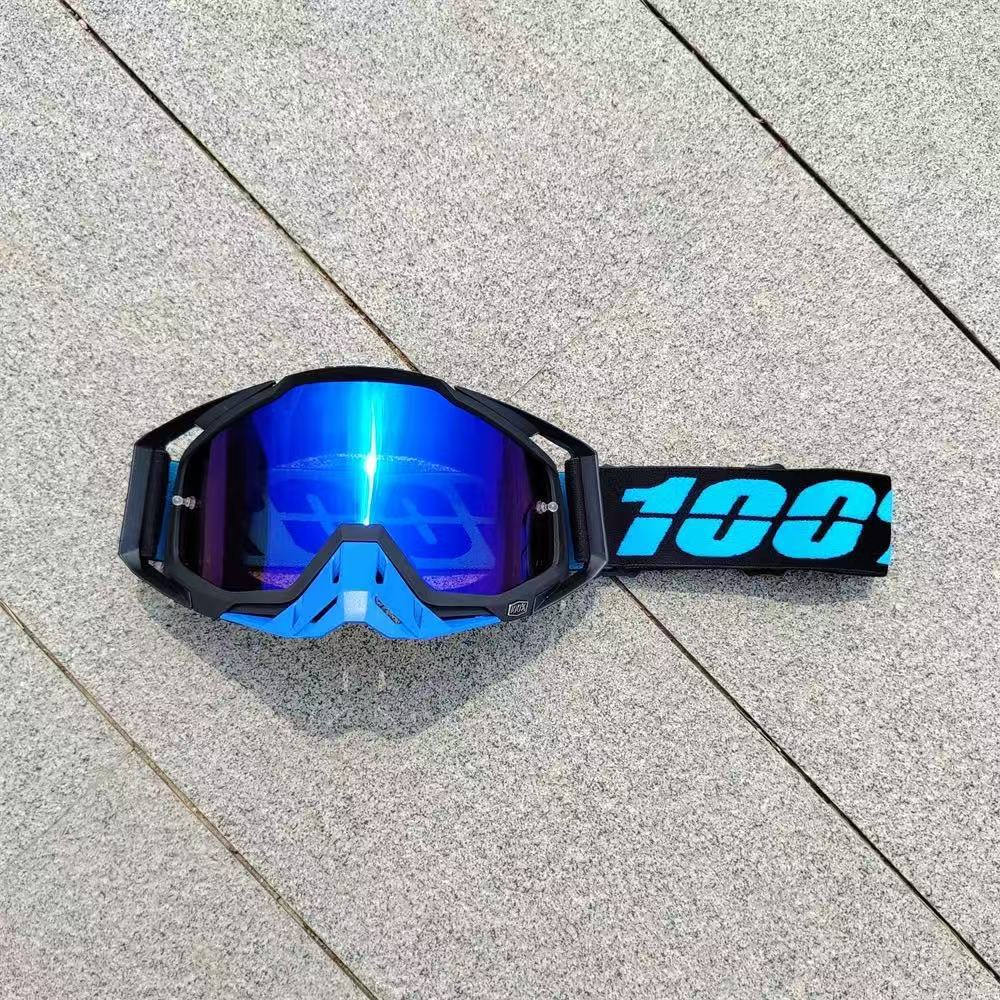 100%100% Motorcycle Off-Road Goggles Outdoor Riding Windproof and Sandproof Protective Glasses Riding Eyewear
