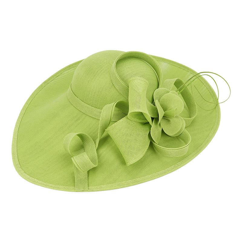 New summer imitation hemp British style top hat children elegant banquet retro headdress