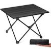 SUINNO Folding Aluminum Roll Table and Compact Ideal for Outdoor and Hiking Includes Storage Bag Ultra-Lightweight Activities, BBQs,