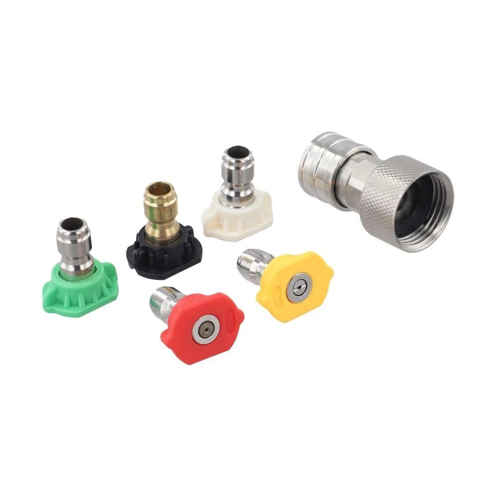 Multiple Degree Quick Connector Stainless Steel Jet Lance Nozzle Outdoor Cleaning