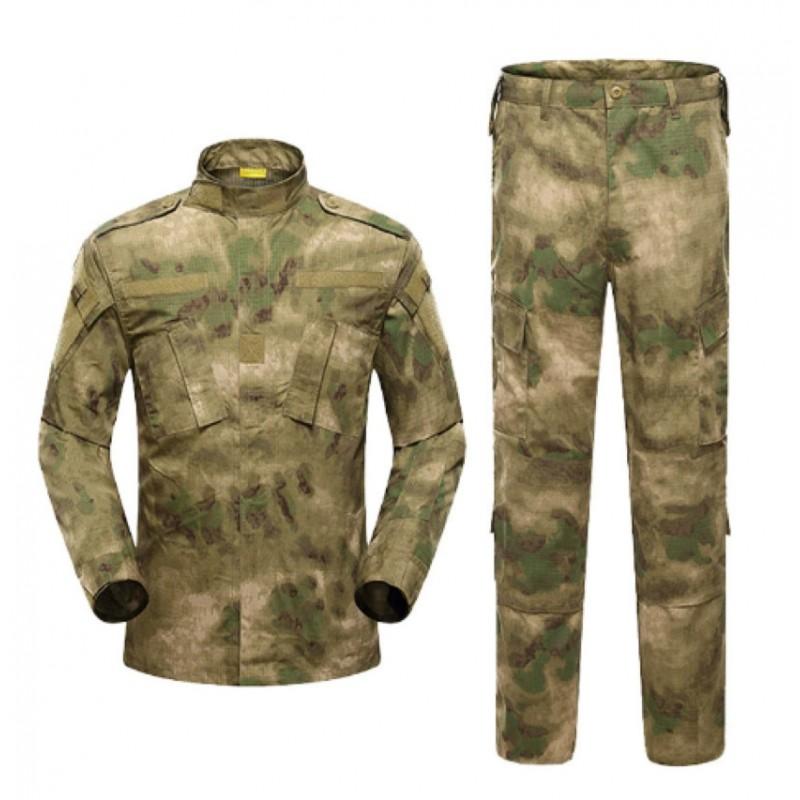 Camouflage Cycling Jersey Set Men Women Outdoor Training Tactical Sport Suit
