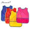 Children's Long Sleeve Waterproof Painting Smock with Velcro Closure