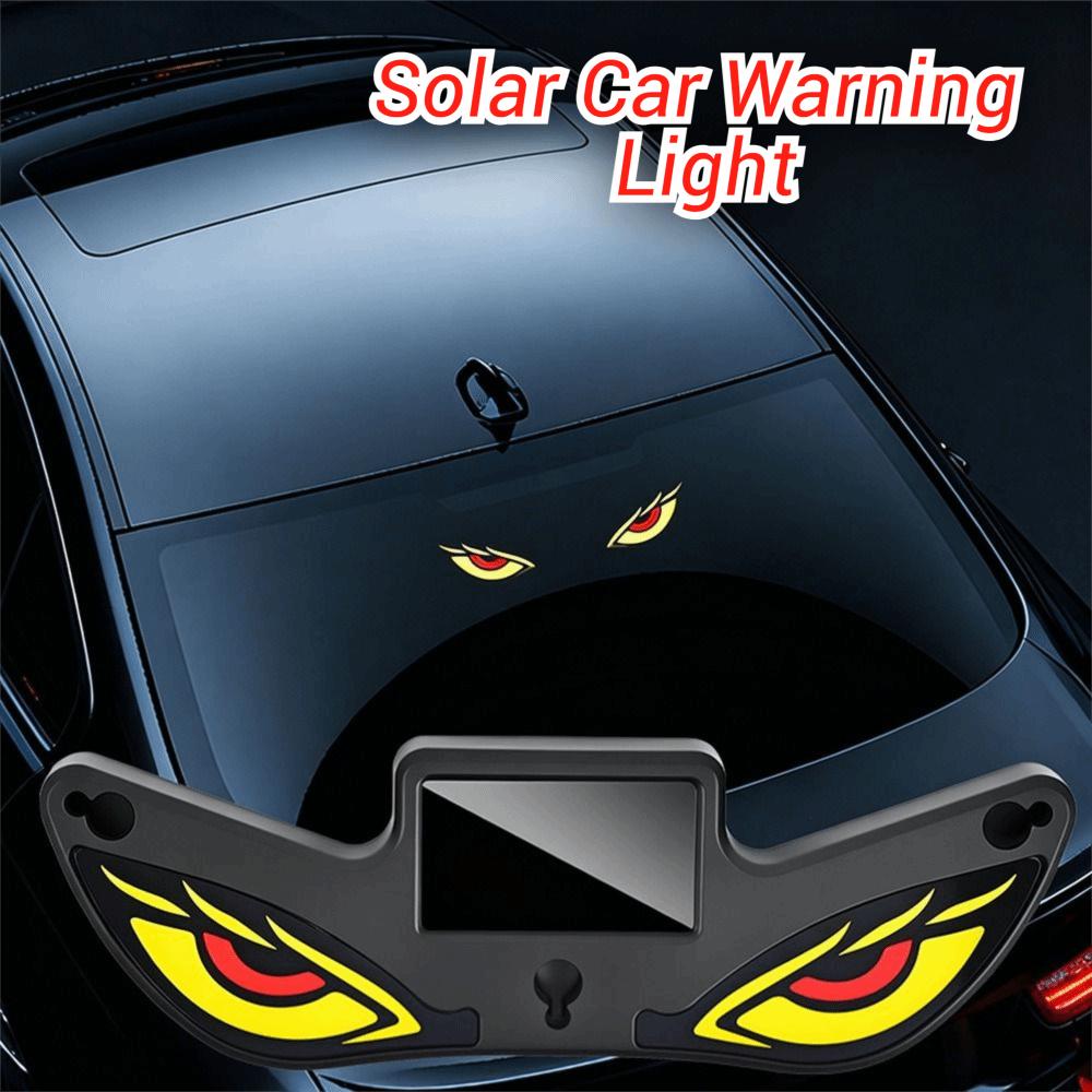 Vibration Lights on Car Warning Light Wireless Solar Car Atmosphere Light Cool EYE Ambient Lights