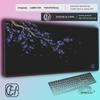 HYBXAXC Японская Сакура Вишня Коврик для Мыши Романтичный Розовый Цветок Аниме Стиль Расширенный Настольный Коврик Моющийся Игровой Коврик для Ноутбука