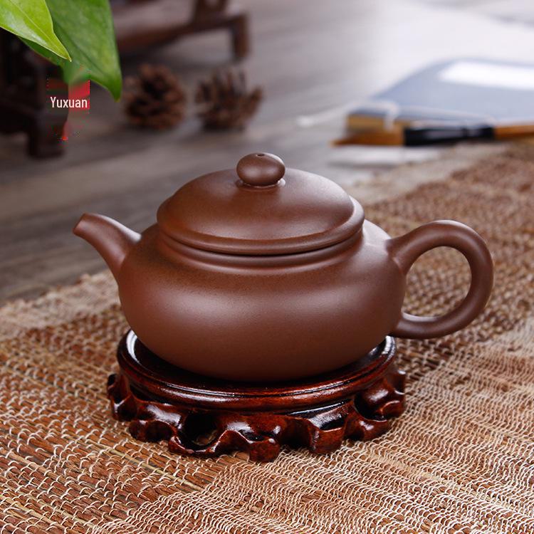 Коллекция чайников из фиолетовой глины: 72 модели, чайники Zhuni Xishi объемом 120–200 мл, идеально подходящие для утренних рынков