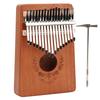 Kalimba Thumb Piano Mahogany Small Portable 17 Key for Beginner Music Instrument LTK17S(Natural )