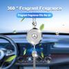 CQZ1 1PCS Car Perfume Pendant Air Freshener Hanging Diffuser Accessory For Mercedes Benz B/C/E/S Class A Class C200L GLC GLK CLA GLA