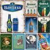 Brand Beer Metal Tin Signs Plaque Bavaria Wall Decoration Vintage Posters Iron Painting for Man Cave Home Cafe Garden Club Bar