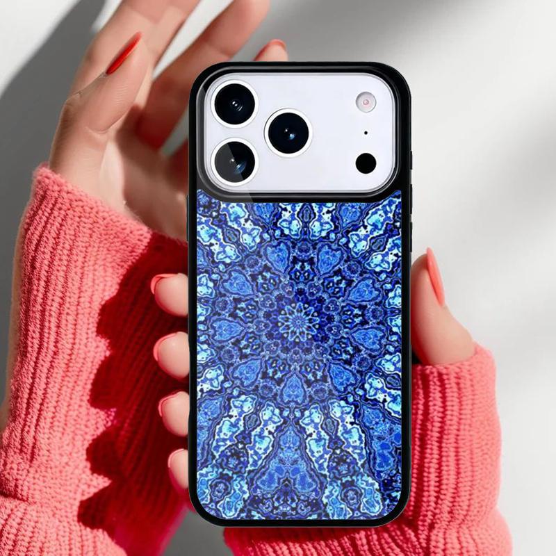Bohemian Tie Dye Hippie Mandala Phone Case for iPhone 17 16 15 14 13 Pro Max Back Cover for 12 11 Pro Coque