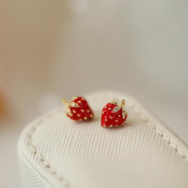 Синие Уникальные Серьги-Листья для Женщин 2024 Новая Мода Нишевый Дизайн Нежные Серьги-Пуссеты Темперамент Легкая Роскошь Циркон Подарки