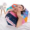 Personalized Name M-Ms Rachel Print Umbrella - Automatic Open/Close, Eight-Rib Durable Frame, Automatic Folding Umbrella