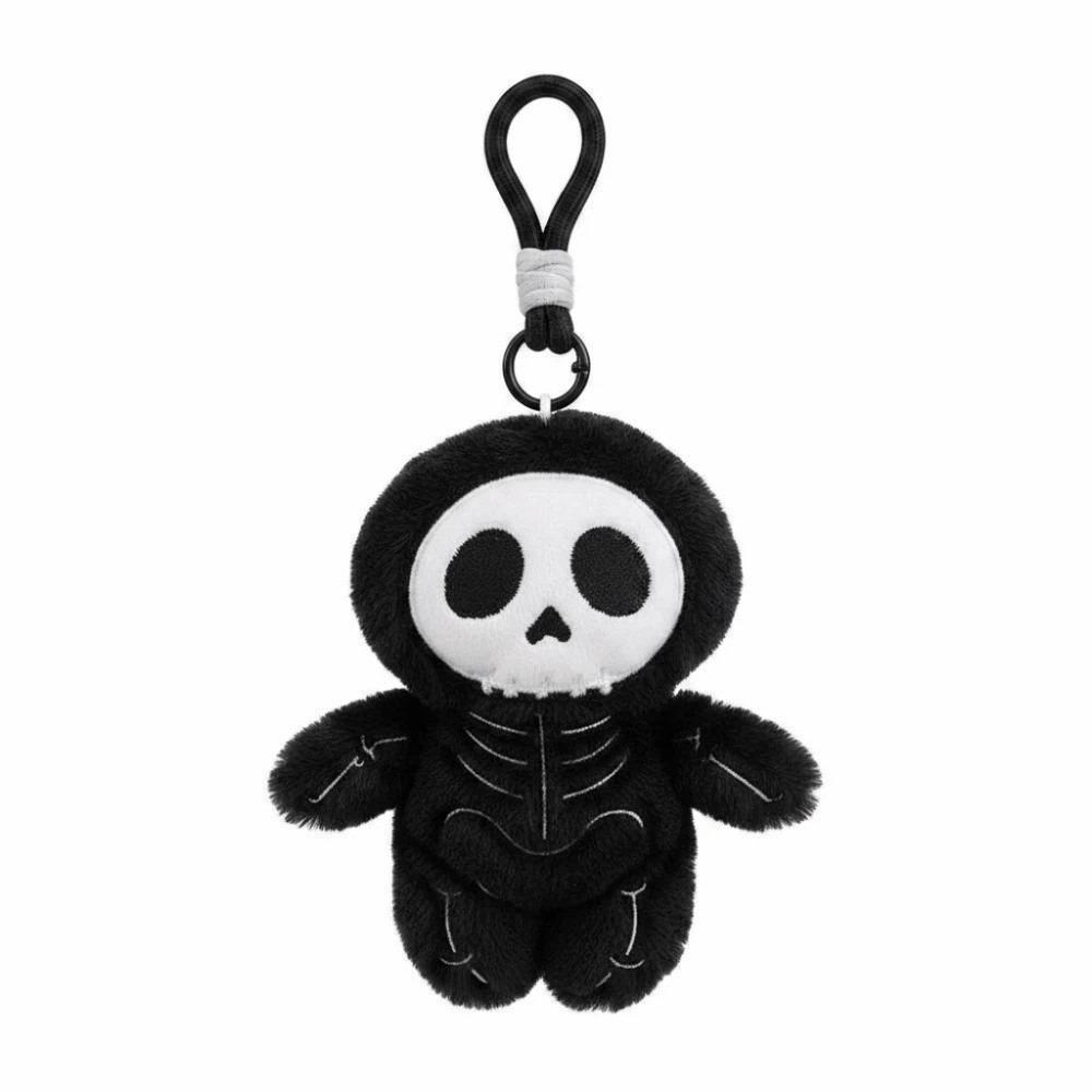 Lightweight Mummy Plush Key Chain Compact Size Skull Bag Pendant Halloween Stuffed Doll Tote Bag