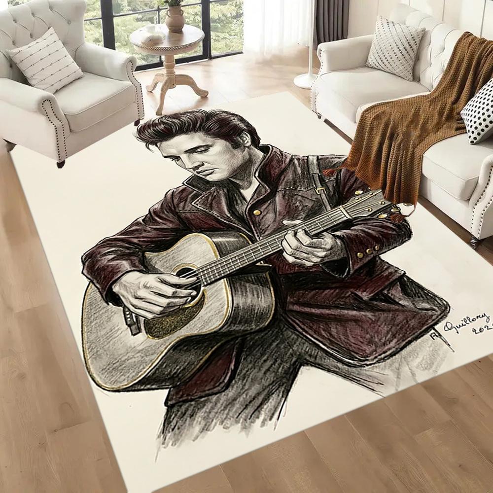 Elvis Carpet Perfect For Study Room Entryway Balcony Foyer Antislip Carpet Decorate Offices Spiritual Gift