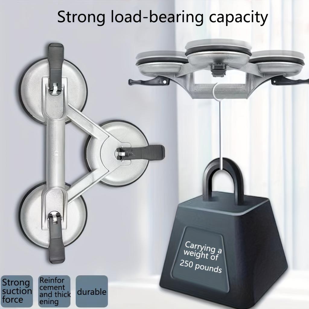 Стеклянная присоска, Используется для подъема стекла/автомобильных лобовых стекол, Сверхпрочная алюминиевая вакуумная присоска/подъемная скоба/набор для удаления вмятин