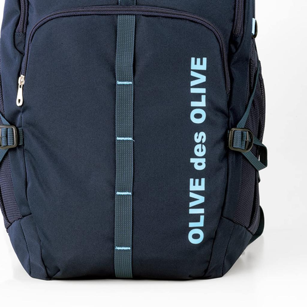 De Olive Школьный рюкзак с широким открытым передним краем 2K30043 для девочек 88 Navy x Saxophone 30L [Olive School]