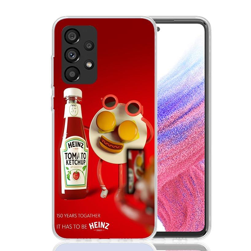 Чехол для телефона Lamb Heinz Tomato Ketchup для Samsung Galaxy A17 A16 A14 A15 A13 A57 A56 A54 A55 A53 A37 A36 A34 A35 A33 A26 A24 A25