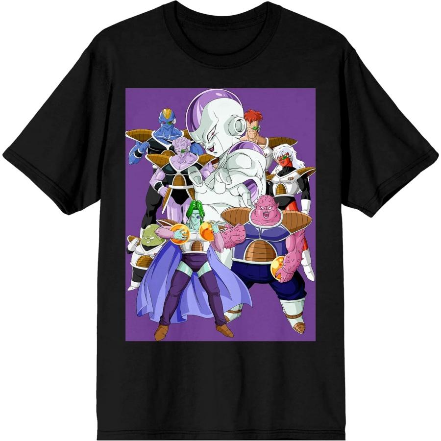 Аниме Dragon Ball Z Фриза и его последователи Персонажи Черная футболка