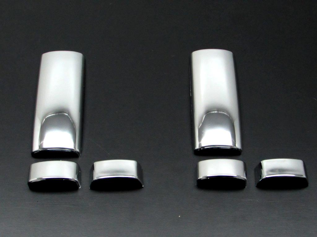 BRIGHTZ Chrome Inner Door Handle Covers for Toyota Sienta Knob Set MXPL15G (10/15), (Both Sides), 2-Piece [INS-DHC-018-6PC] MXPC10G, MXPL10G,