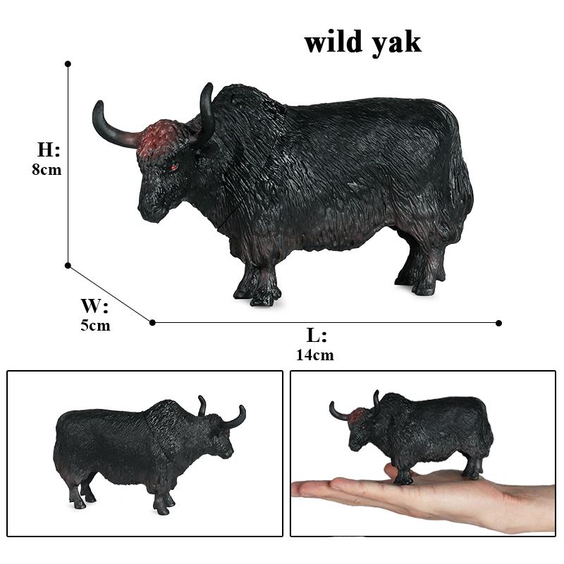 Oenux Зоопарк Мир Сельскохозяйственное Животное Лошадь Корова Свинья Овца Коза Осел Модель Фигурки Льва Тигра ПВХ Обучающая Милая Детская Игрушка Подарок