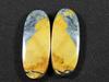 44Cts. Natural Maligano Jasper (13mm X 24mm Each) Oval Cabochon Match Pair SK-2809
