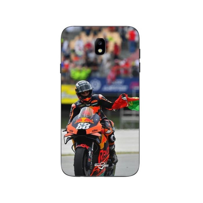 Coque Samsung Galaxy j7 2018 MIGUEL OLIVEIRA MOTO GP DRAPEAU PORTUGAL Maniacase
