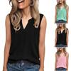 Женский топ без рукавов, повседневная удобная блузка