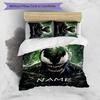 3pcs Venom4 Cover Set - Personalized Name, HD Printed Bedding with 1 Cover and 2 Pillowcases - Perfect for Home Decor, Easy Care