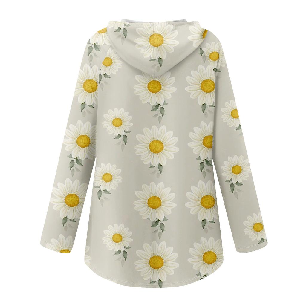 Женские свободные топы с V-образным вырезом и капюшоном с длинными рукавами, повседневные топы, домашние пижамы для отдыха, топы